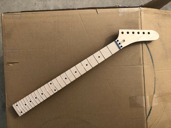 

maple electric guitar neck 24fret 25.5inch maple fretboard unfinished#x16