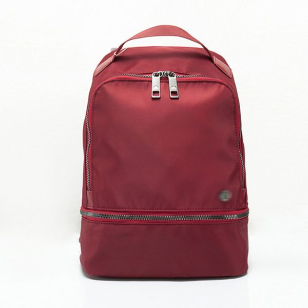 

backpack lulu yoga sports sacks bags high-end fashion metal zipper schoolbag sack bag rk3x
