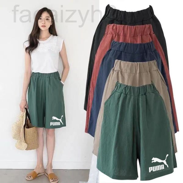 

women's pants & capris designer [cotton 1][women's clothing]summer casual shorts large wide leg pants l9912022, Black;white