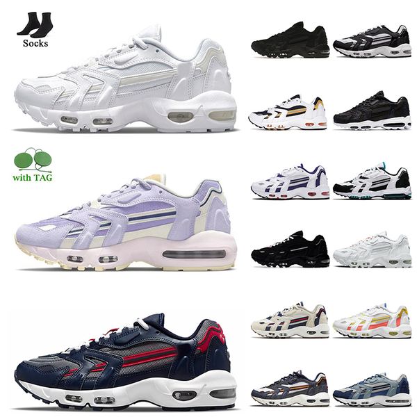 

sneakers designer runners 96 96s og running shoes triple white bright mango midnight navy black bred magic ember blackened blue purple dawn