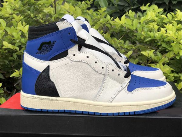 

retro authentic 1 travis scotts fragment men basketball shoes high low og 1s sp ts cactus jack military blue playstation sports sneakers