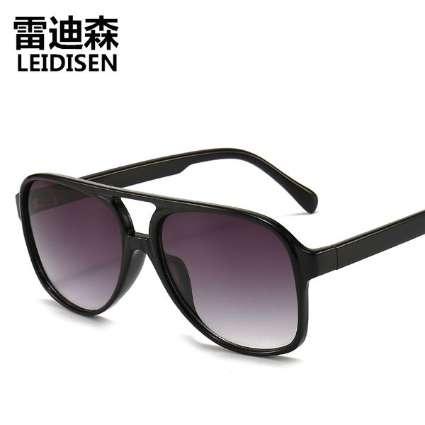 

new european and american trend retro sunglasses polarized men's women's sunglasses export outdoor sports, Black