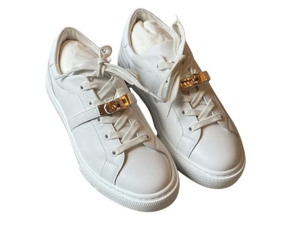 

name brand dress shoe mens casual shoes kelly day sneakers white genuine leather shoes walking platform outdoor sportscouple trainers eu36-4, Black