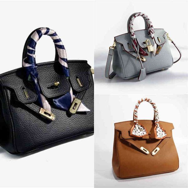 

fashion women handbags heme 2022 layer cowhide mini platinum bag litchi pattern single shoulder messenger exquisite portable leather cb4r