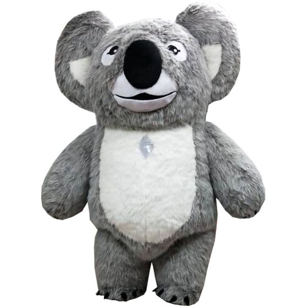 

mascot doll costume koala inflatable costume gray pink color inflatable koala mascot 2m or 2.5m 3m tall customize suitable for 1.6m to 1.8m, Red;yellow