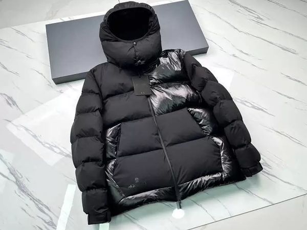 

monclair designer mens winter salzman down jackets parkas light windbreaker hoodie monler black white puffer outerwear man italy italian lux