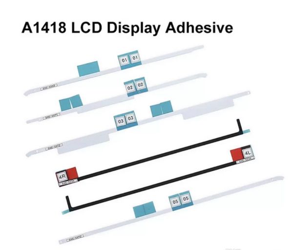 1 комплект ЖК -экрана дисплея Джак -клейкой клейкой наклеек ленты для IMAC 21.5INCH A1418 A2116 27INCH A1419 A2115