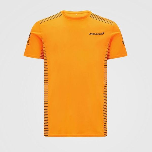 

luxury men's fashion mclaren f1 t shirts daniel ricciardo official carlos sainz formula racing suit sports t-shirt loose women tees al, White;black