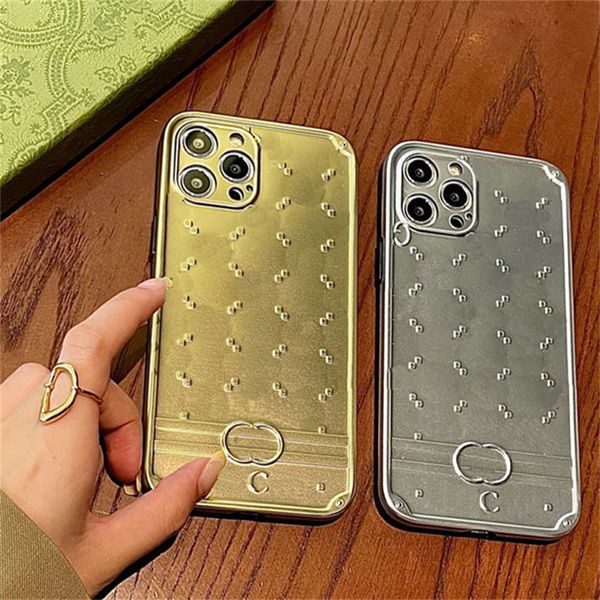 Custodia per telefono coppia di design IPhone 12Promax Design stereo a strisce argento con serpente d'oro per custodia per iPhone 11 Pro Xr Xs X 7 8p