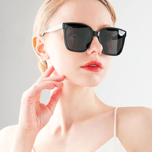 

new fashion large frame sunglasses ins wind neutral sunglasses for men and women carbon fiber sun glasses polarized lens xd-8913, White;black