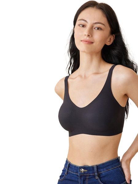 

luvlette soft support bra q1ou#, Black;red
