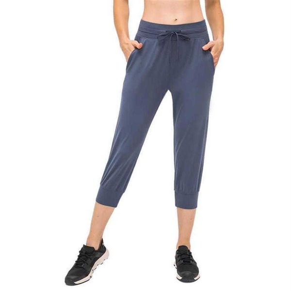 

high waist women's leggings yoga pants l-109 elastic drawstring pockets running fitness gym clothes workout exercise fashion 294v, White;red