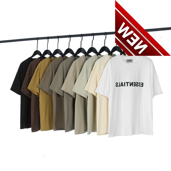 

chao brand 2022ss fog essentials three-dimensional glue dropping short sleeve t-shirt, White;black