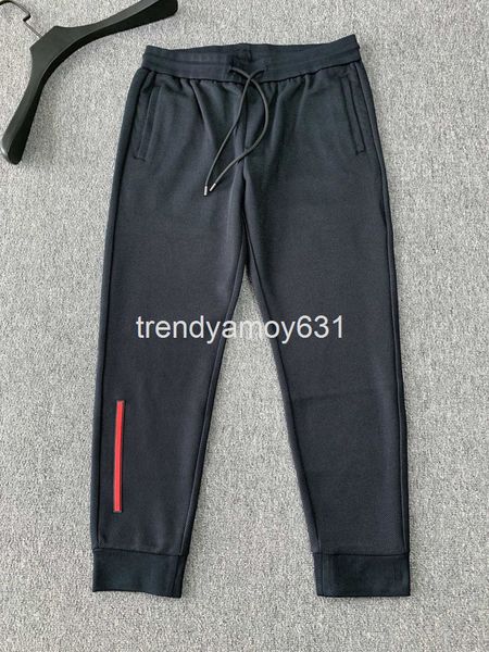

men's pants fw autumn and winter p family men's sanitary pants fashion leg closing casual versatile slim fit, Black