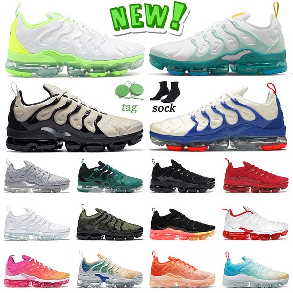 

tn plus tuned mens women running shoes tennis ball since 1972 light bone coconut milk hyper royal cool grey triple black white dark russet t, White;red