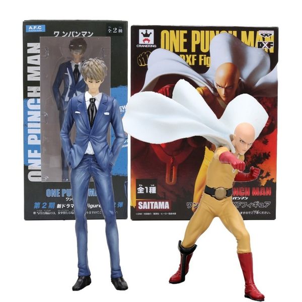 

one punch man dxf genos saitama pvc figure collectible model toy 20cm/23cm 220602