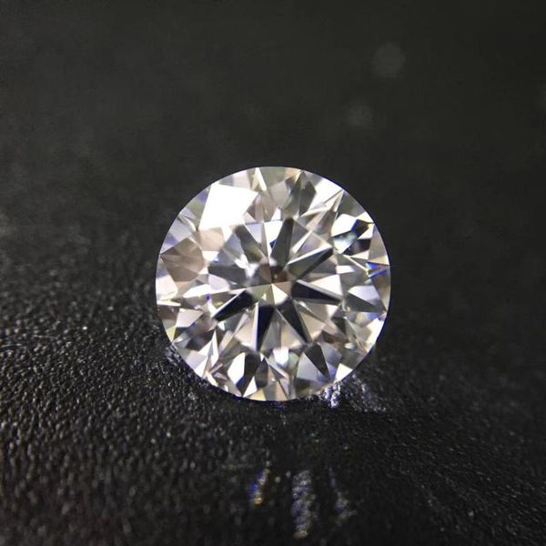 Diamantes soltos 2,5ct quilate 8,5 mm EF colorido moissanite pedra brilhante CLARIDA CUTO ROUND VVS1 Excelente laboratório de diamante anel de diamante materialLoose