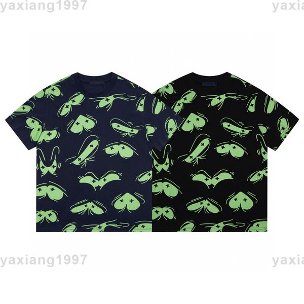 

spring and summer new shirt high grade cotton sweatshirts printing short pants sleeve round neck panel t-shirt s-m-l-xl--xxxl black white, Black;brown