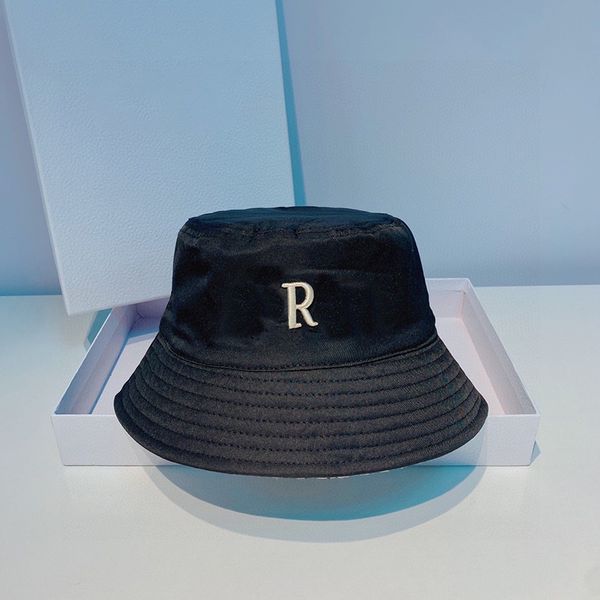

fashion street bucket hat designer double sided casual fisherman hats with letter sign for man woman 2 color, Blue;gray