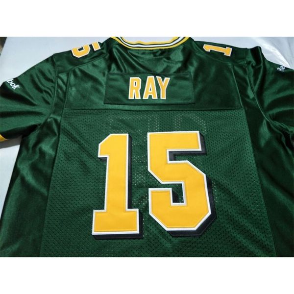 Mit benutzerdefinierten Herren Jugend Damen Vintage Edmonton Eskimos #15 Ricky Ray Football Jersey Größe S-4XL oder benutzerdefinierten Trikots mit beliebigem Namen oder Nummer