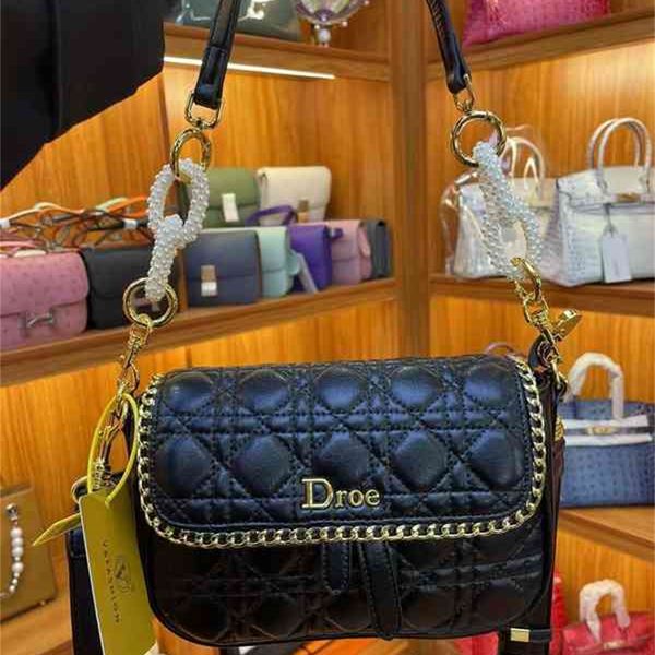 

net red small square fashion versatile armpit rhombic lattice wide shoulder strap bag 75% purses stores sale