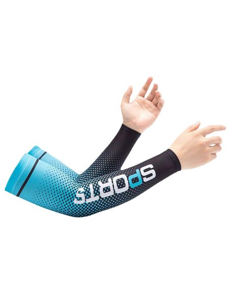 

2pcs sun protection sports arm sleeves protector k7oe#, Gray