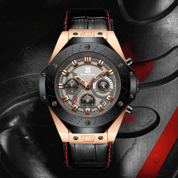 

2022 multiple colour the new luxury classic men's watch quartz watch personalise fashion business gift men stainless steel alloy wrist, Slivery;brown