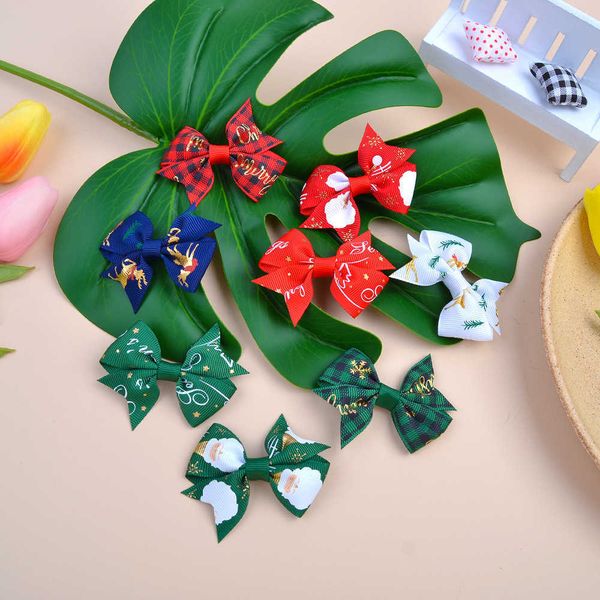 

new solid rib bow hairpin christmas princess banger hairpin 384, Slivery;white