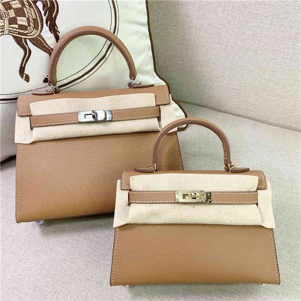 

2022 luxury brand fashion design versatile ladies bags 2022h new leather second generation mini palm sense shoulder msenger portable small