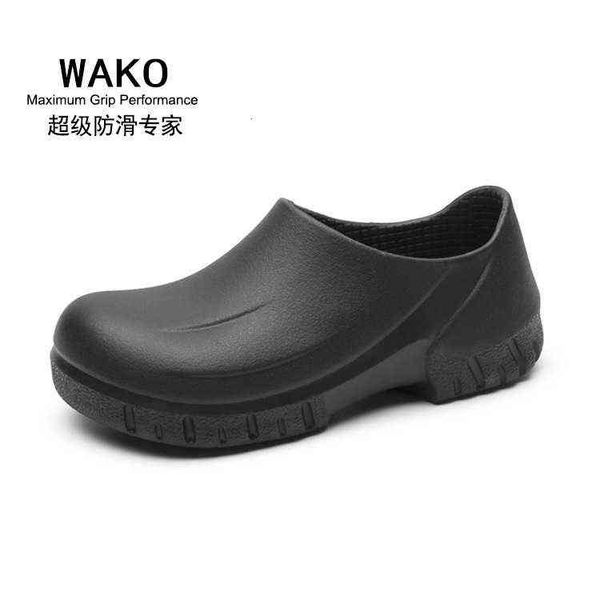 

goods chef shoes, kitchen workers' work safety non slip shoes gfe9033, Black;brown