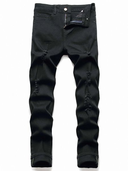 

men washed ripped jeans s53g#, Blue