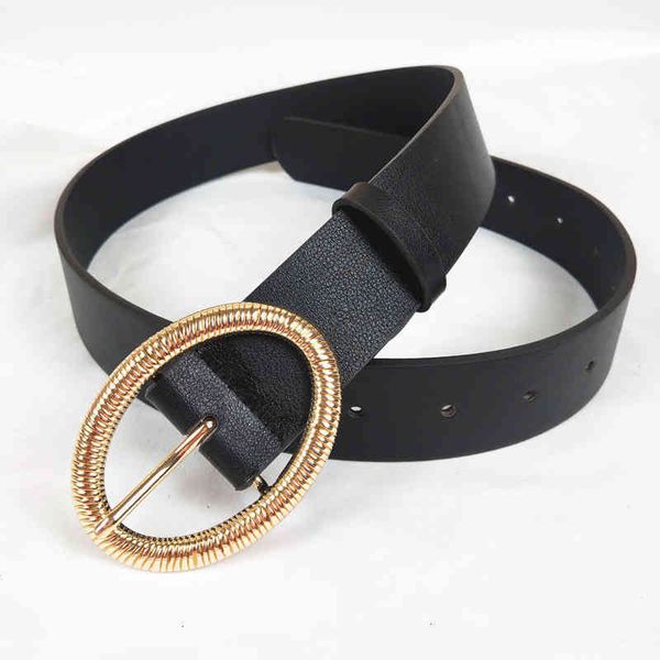 

designer belts belt embossed wave buckle decorative thin 4cm fashion can be matched with overalls, trousers, leather skirt and trouser for w, Black;brown