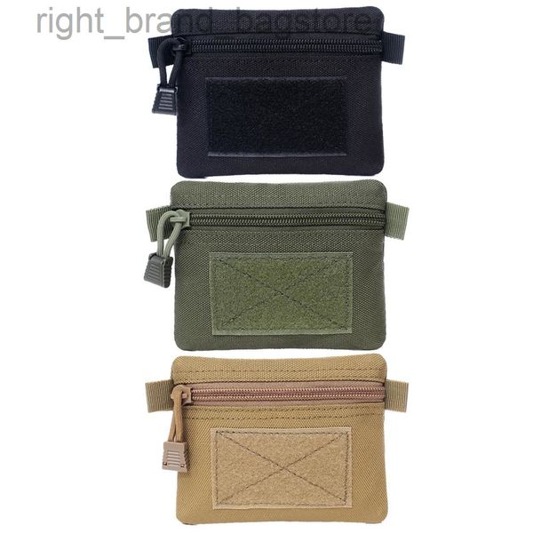 Portamonete durevoli Fabbricazione abile Portafoglio Molle EDC Borsa a marsupio portatile impermeabile con cerniera per campeggio all'aperto W220806