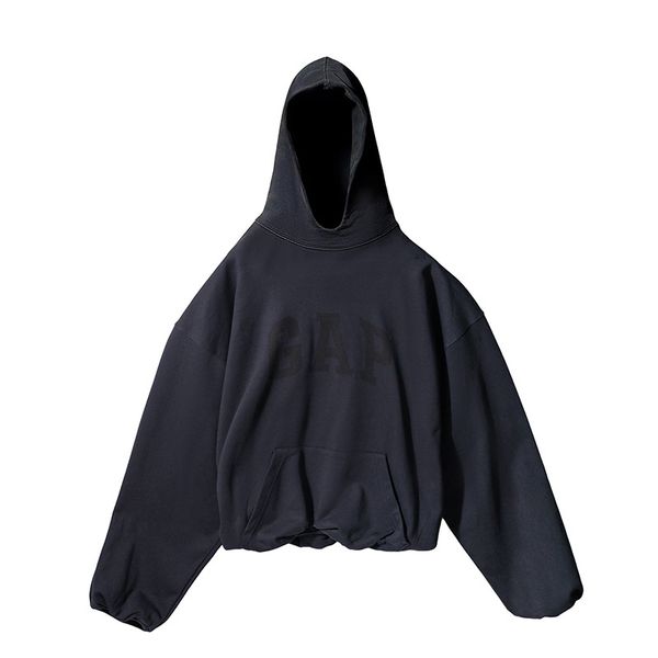 

fall's new fashion sporty gap hoodie comes in both sexes, Black