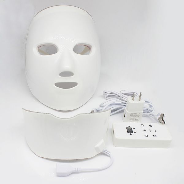 Schönheitsausrüstung Rotblau Licht Phototherapie Therapie LED FACE SHIELD MASKE