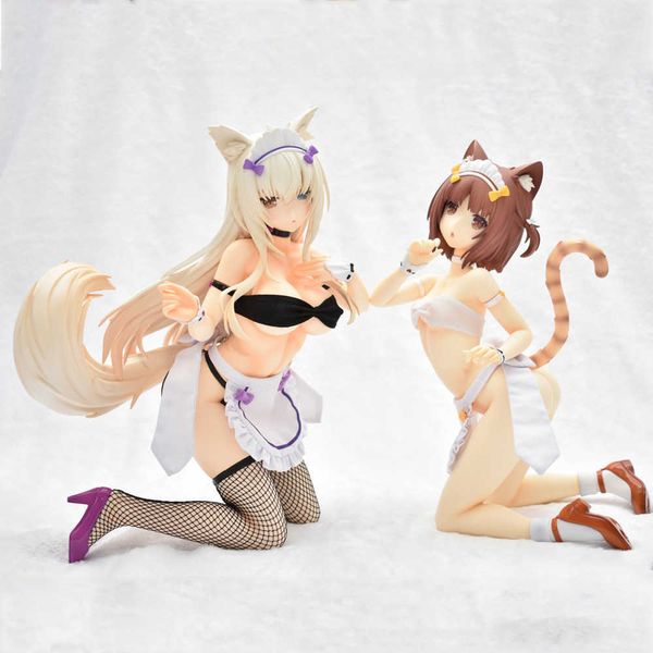 

huiya01 native nekopara binding 1/4 scale azuki pvc action figure toy japanese girl anime statue collection model doll gifts q0522