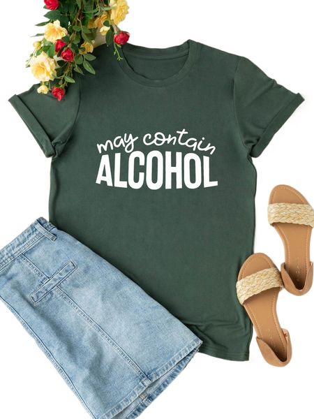 

plus slogan graphic tee l6tx#, Black