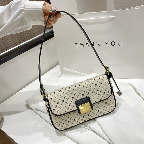 

french lattice single armpit texture foreign style ins leisure fashion women 62% off sell wholesale