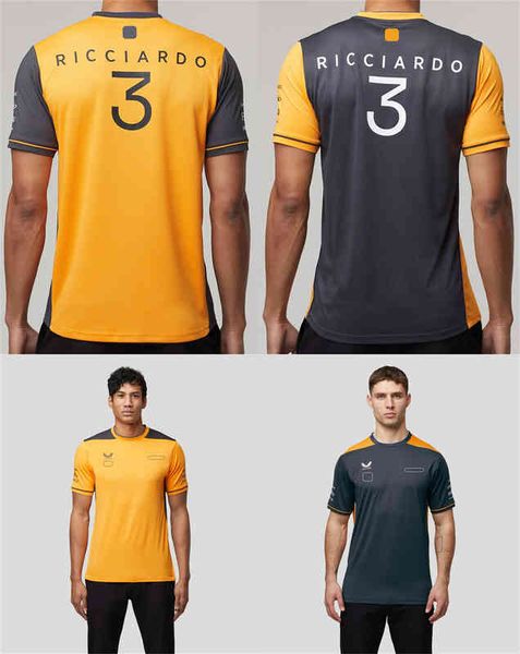 

the new website 2021 mclaren f1 daniel ricciardo 3 short sleeve t-shirt man summer leisure air campaign women tees shirts 6xl, White;black