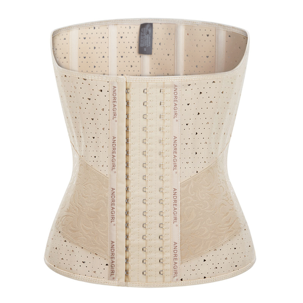 

andreagirl 13 steel boned waist trainer corsets latex gaine ventre steel slimming underwear body shaper women bustiers colombian girdles 900, Black;white