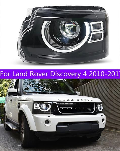 

car headlights for land rover discovery 4 2010-20 17 upgrade parts front light turn signal high beam daytime lights