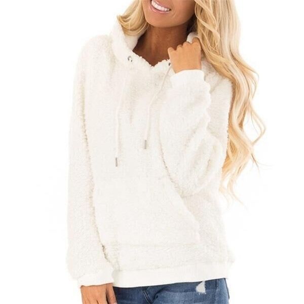 

sweater women autumn winter casual solid color v neck long sleeve coat crochet lj201103, Black