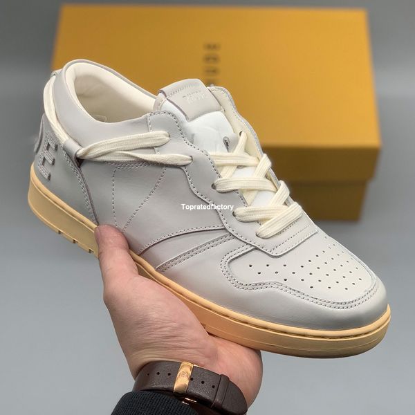

shoes skate rhude rhecess distressed leather low sneakers for skates men shoe women sneaker womens in white