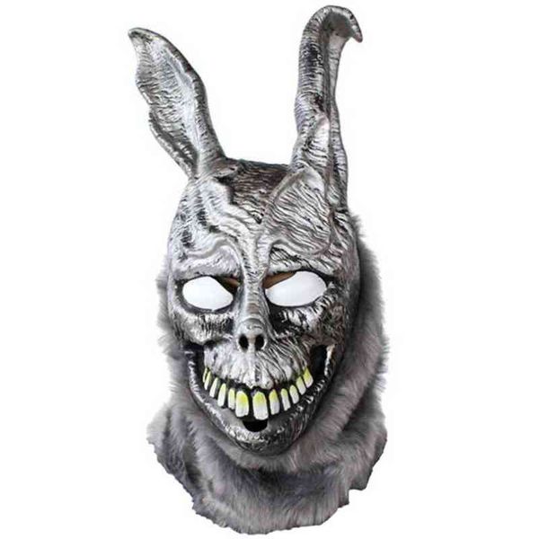 Filme Donnie Darko Frank máscara de coelho malvado festa de Halloween Cosplay adereços látex máscara facial L220711