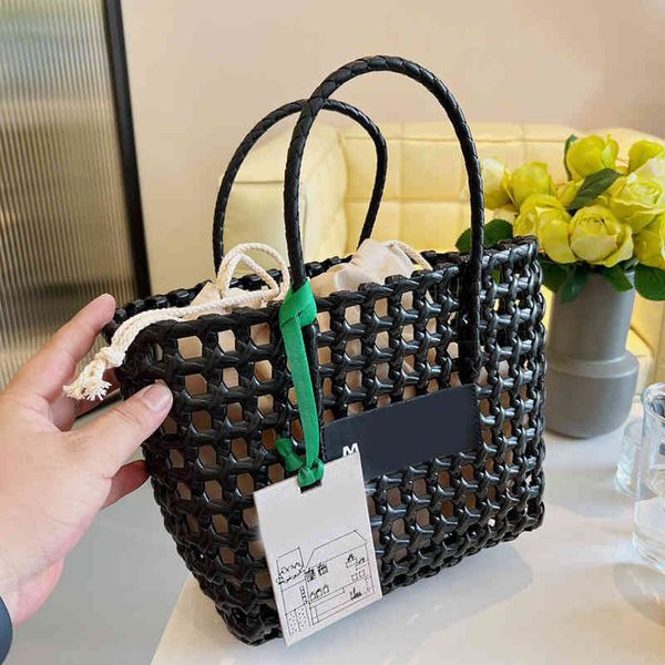 

beach straw bucket women designer basket woven shopping bag summer handbag lady hollow out crossbody bags 220704
