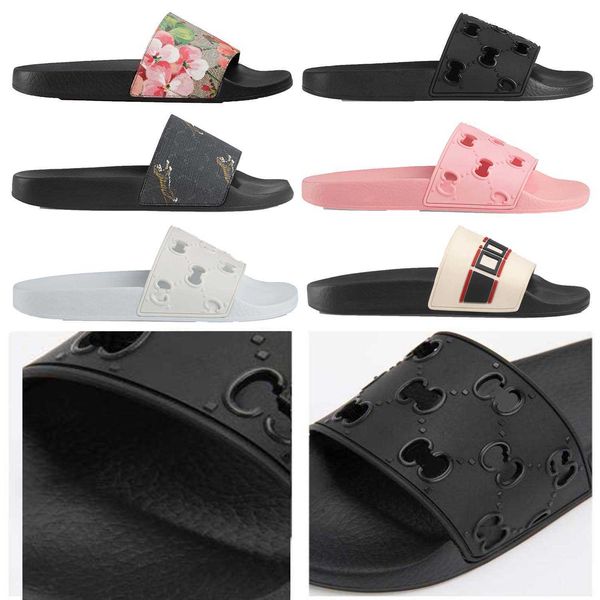 

stylish slippers tigers fashion classics slides sandals men women shoes tiger cat design summer huaraches home011 2, Black