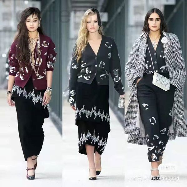 

women's knits & tees designer straight 2022 early spring new slim fit temperament knitted v-neck long sleeve cardigan sweater women&#03, White