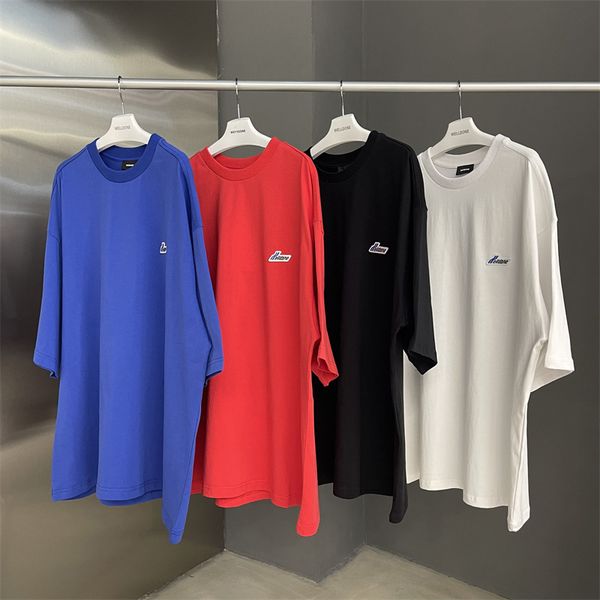 

medal short 22ss sleeve os version t-shirt couple men and women teedesigner t shirt for men and women luxurys t-shirt european and american, White