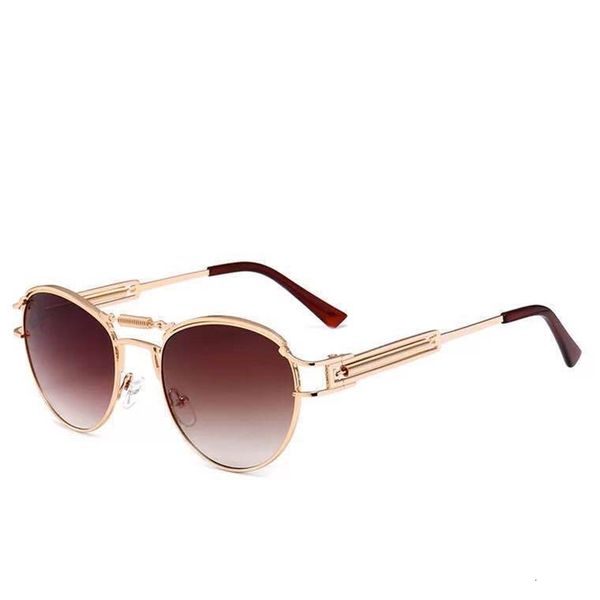 

sunglasses 2022 steampunk glasses men's and women's universal net red personalized metal sunglasses bj8640 0pjt, White;black