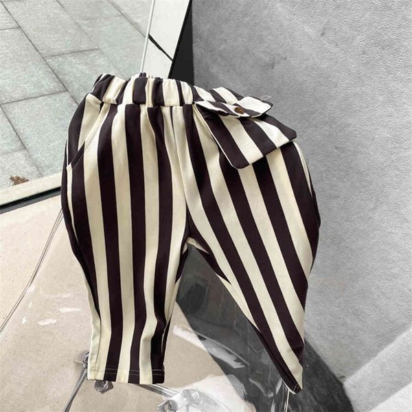 

girl pants striped kids girls pants spring autumn trousers for children casual style girl clothes 210412, Blue